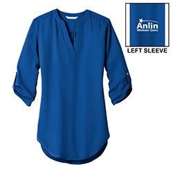 ANLIN LADIES 3/4 SLEEVE TUNIC BLOUSE