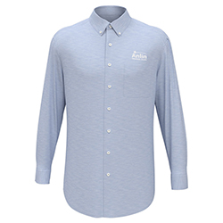 ANLIN MEN'S HEATHERED WOVEN SHIRT