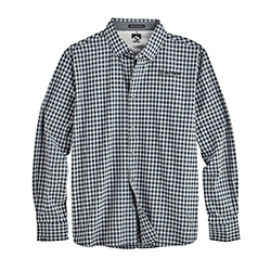 MB MEN'S INFLUENCER GINGHAM WOVEN SHIRT
