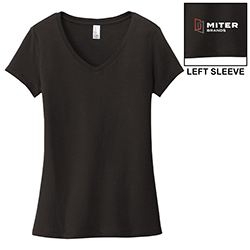 MB LADIES V-NECK TEE