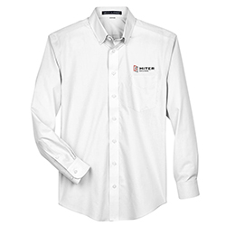 MB MEN'S BROADCLOTH WOVEN DRESS SHIRT