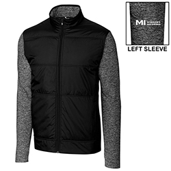 MI MEN'S C&B STEALTH QUILTED FULL ZIP WINDBREAKER