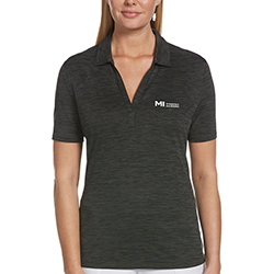 MI LADIES CALLAWAY BROKEN STRIPE POLO