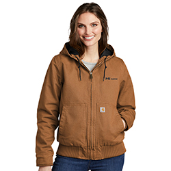 MI LADIES CARHARTT WASHED DUCK ACTIVE JACKET