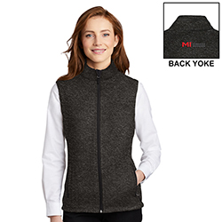 MI LADIES SWEATER FLEECE VEST