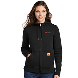 MI LADIES CARHARTT CLARKSBURG FULL ZIP HOODIE