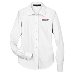 MILGARD LADIES BROADCLOTH WOVEN DRESS SHIRT