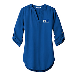 PGT LADIES 3/4 SLEEVE TUNIC BLOUSE