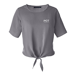 PGT LADIES PERFECT TIE FRONT BLOUSE