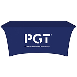 6' PRINTED STRETCH TABLE COVER